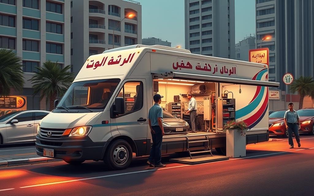 تبديل تواير الأقرب اليك فى مدن لكويت